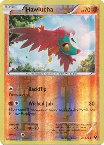 Hawlucha [Reverse Holo] - Pokemon Fates Collide #48