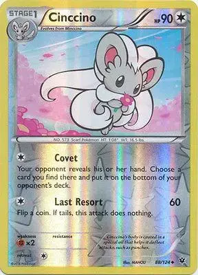 Cinccino [Reverse Holo] - Pokemon Fates Collide #88