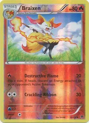 Braixen [Reverse Holo] - Pokemon Fates Collide #12