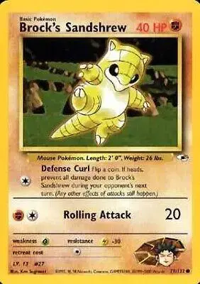 Brock's Sandshrew - Pokemon Gym Heroes #71