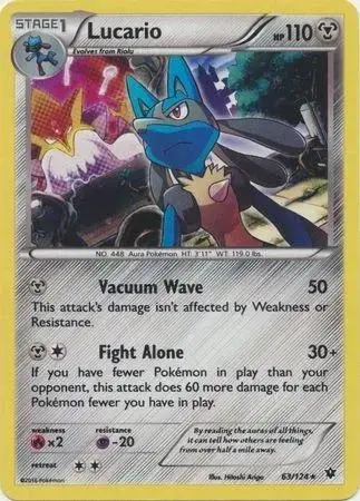 Lucario [Cosmos Holo] - Pokemon Fates Collide #63