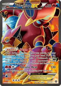 Volcanion EX 107 - Pokemon Steam Siege