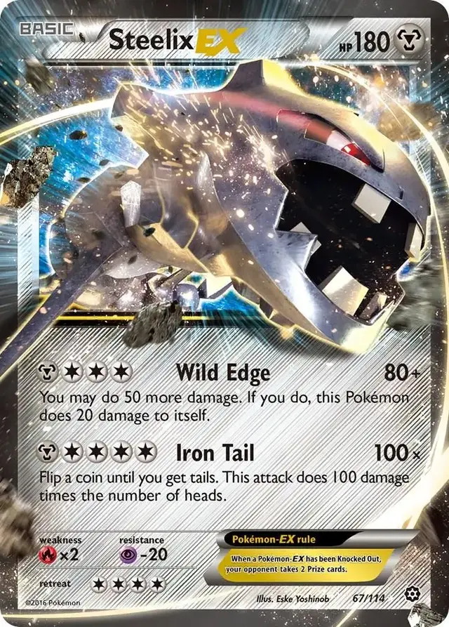 Steelix EX - Pokemon Steam Siege #67