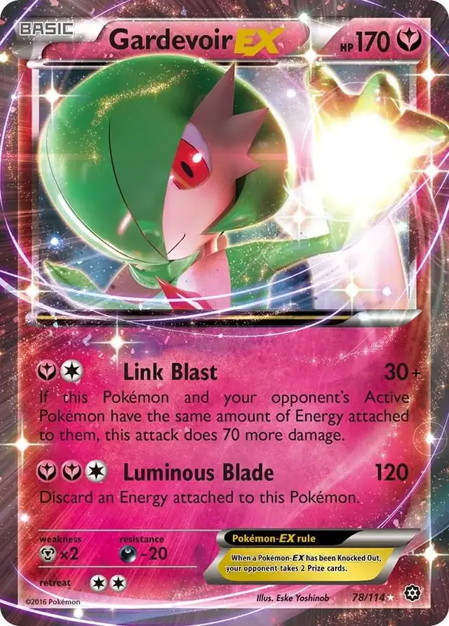 Gardevoir EX - Pokemon Steam Siege #78