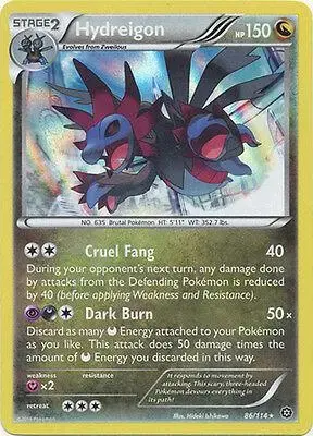 Hydreigon [Holo] - Pokemon Steam Siege #86