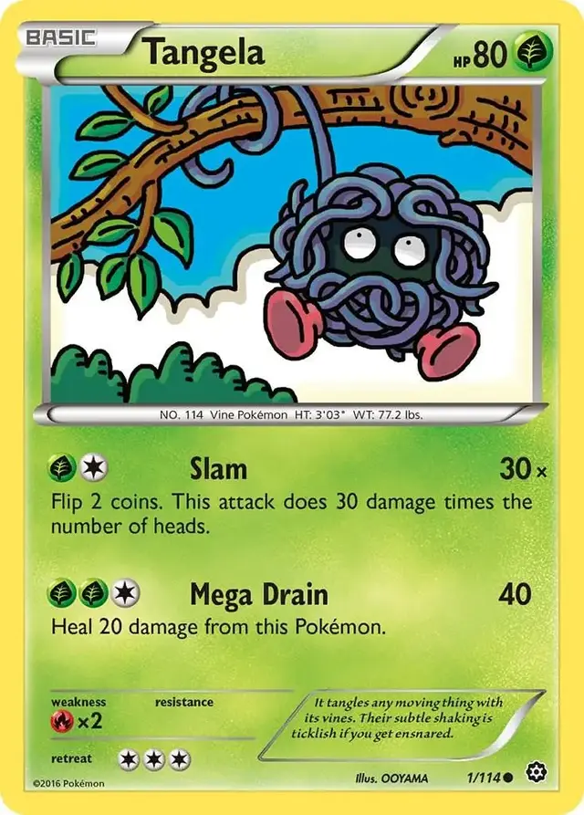 Tangela - Pokemon Steam Siege #1