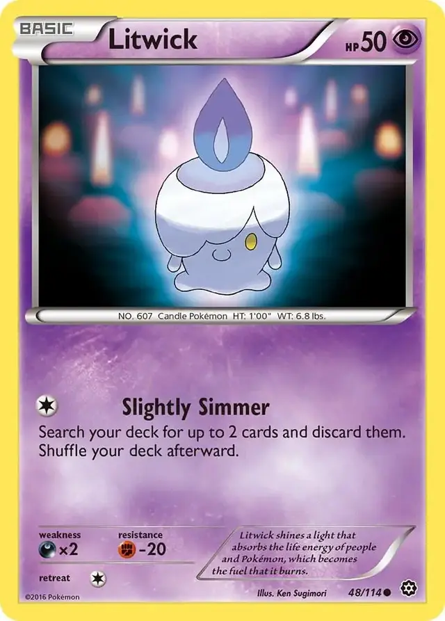 Litwick - Pokemon Steam Siege #48