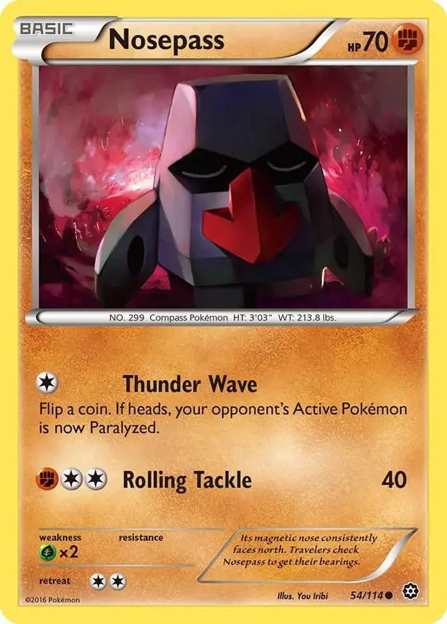 Nosepass - Pokemon Steam Siege #54