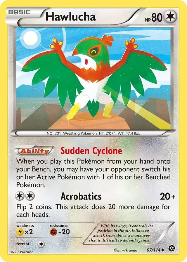 Hawlucha - Pokemon Steam Siege #97