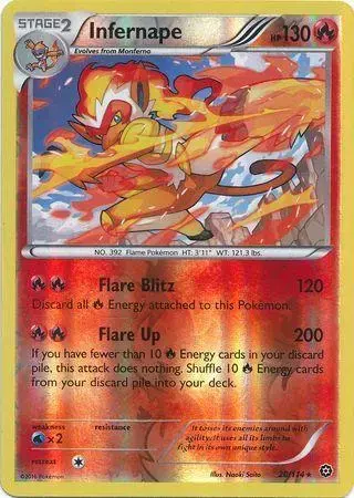 Infernape [Reverse Holo] - Pokemon Steam Siege #20
