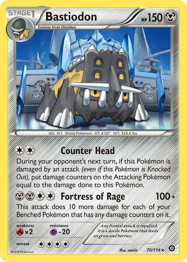 Bastiodon - Pokemon Steam Siege #70