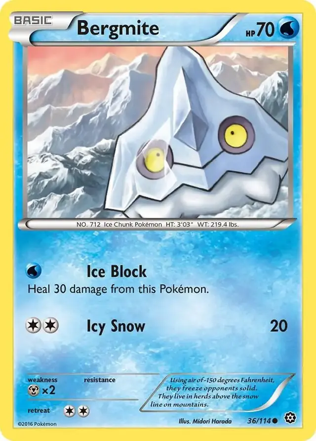 Bergmite - Pokemon Steam Siege #36