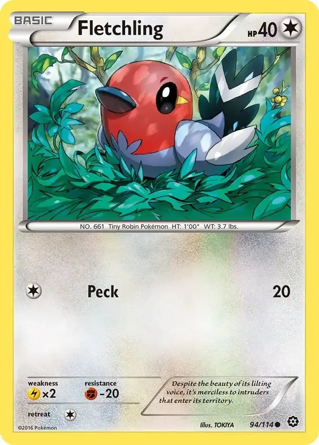 Fletchling - Pokemon Steam Siege #94