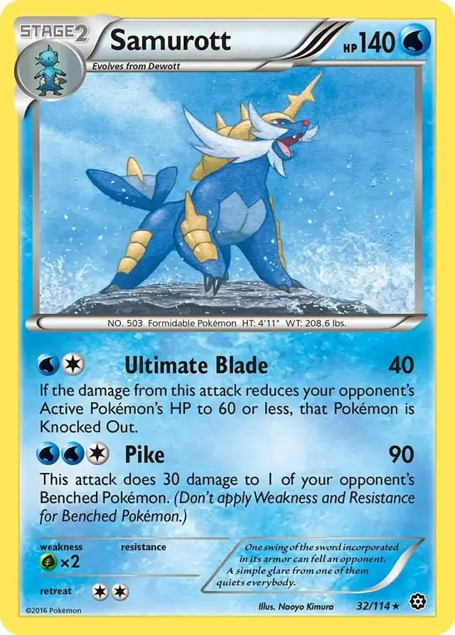 Samurott - Pokemon Steam Siege #32