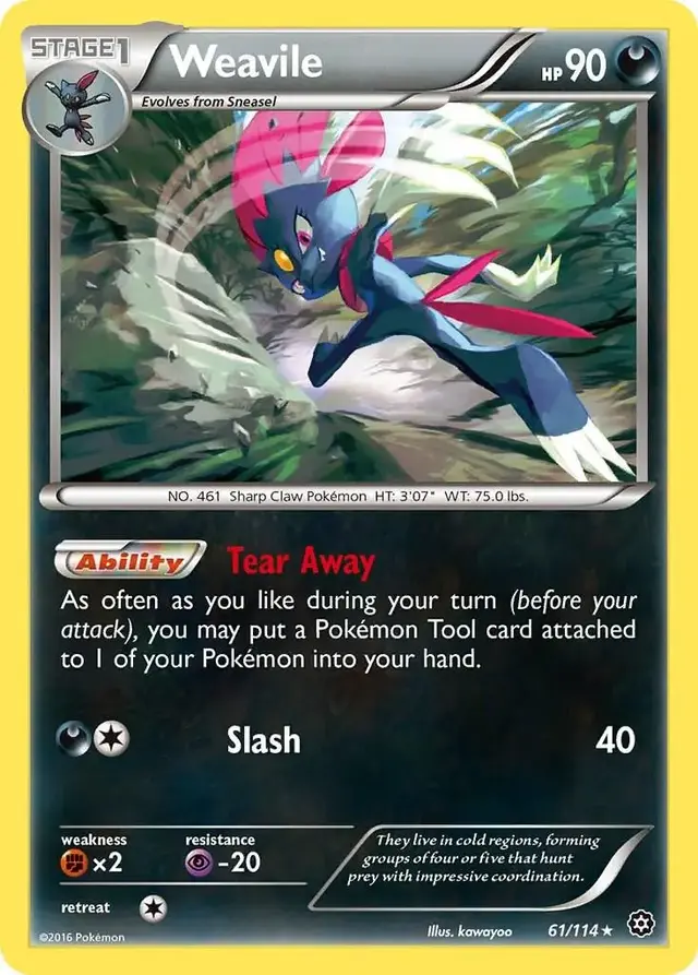 Weavile - Pokemon Steam Siege #61