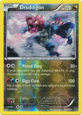 Druddigon [Reverse Holo] - Pokemon Steam Siege #83