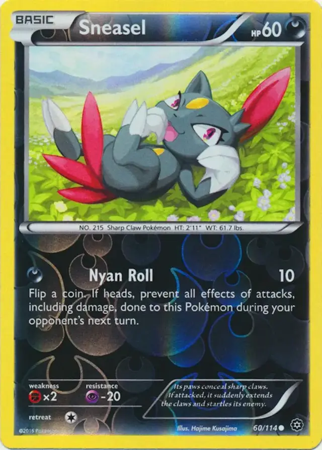 Sneasel [Reverse Holo] - Pokemon Steam Siege #60