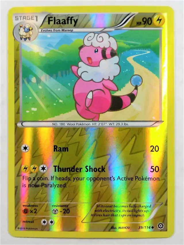 Flaaffy [Reverse Holo] - Pokemon Steam Siege #39
