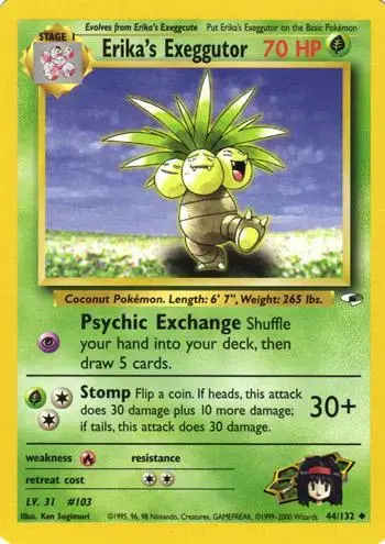 Erika's Exeggutor - Pokemon Gym Heroes #44