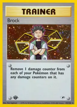 Brock [1st Edition] - Pokemon Gym Heroes