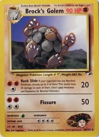 Brock's Golem - Pokemon Gym Heroes #20