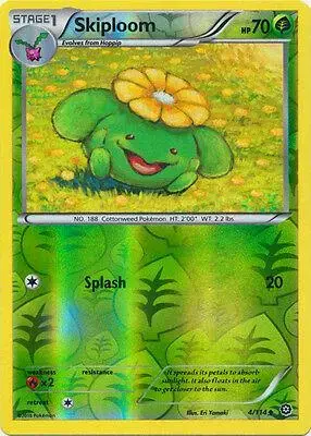Skiploom [Reverse Holo] - Pokemon Steam Siege #4
