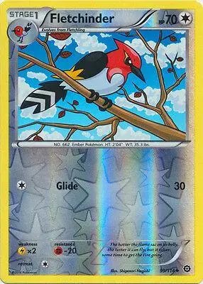 Fletchinder [Reverse Holo] - Pokemon Steam Siege #95