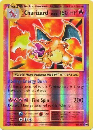Charizard [Reverse Holo] - Pokemon Evolutions #11