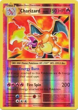 Charizard [Reverse Holo] #11 - Pokemon Evolutions
