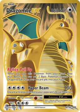 Dragonite EX 106 - Pokemon Evolutions