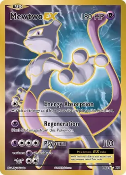Mewtwo EX 103 - Pokemon Evolutions