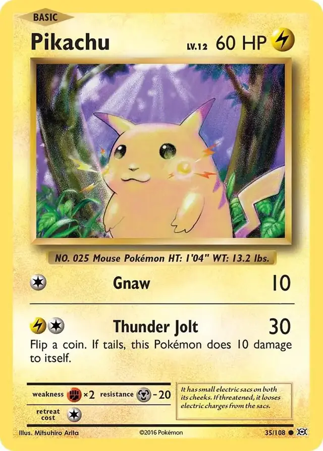 Pikachu - Pokemon Evolutions #35