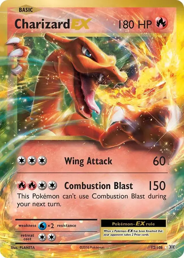 Charizard EX - Pokemon Evolutions #12