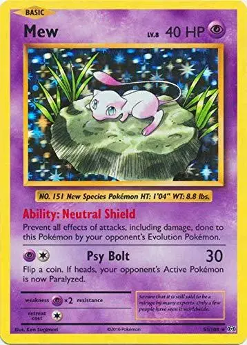 Mew [Holo] - Pokemon Evolutions #53