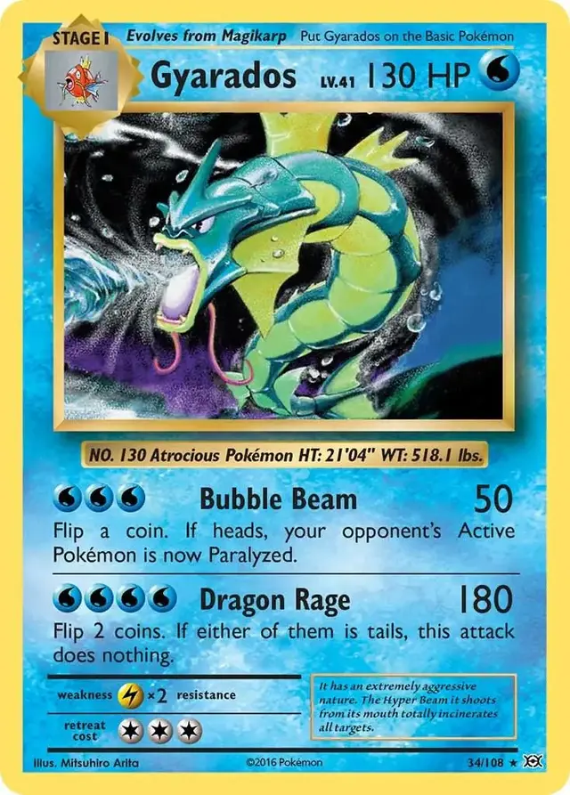 Gyarados - Pokemon Evolutions #34