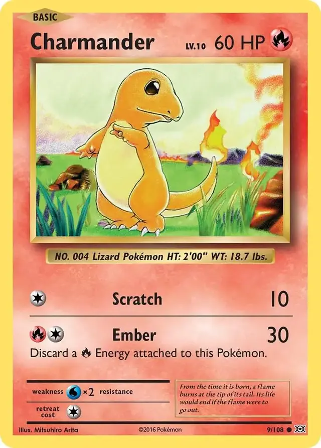 Charmander - Pokemon Evolutions #9