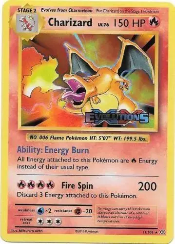 Charizard [Prerelease] - Pokemon Evolutions #11