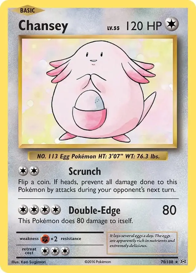 Chansey - Pokemon Evolutions #70