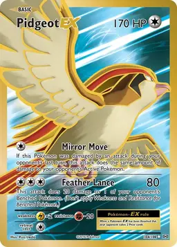 Pidgeot EX 104 - Pokemon Evolutions