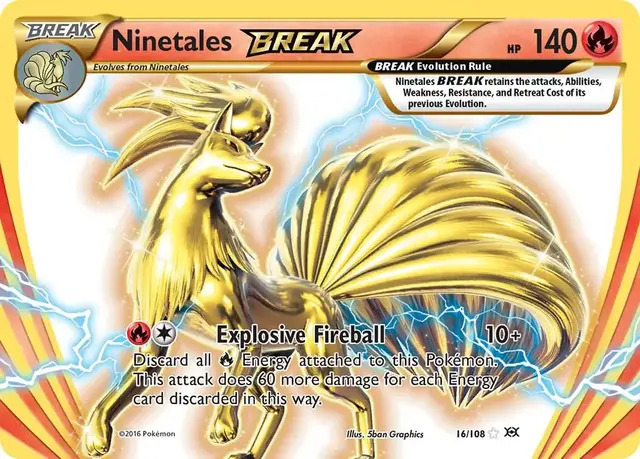 Ninetales BREAK - Pokemon Evolutions #16