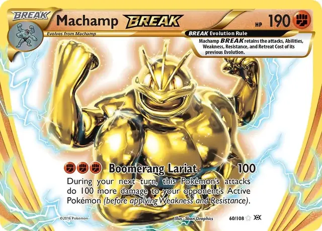 Machamp BREAK - Pokemon Evolutions #60