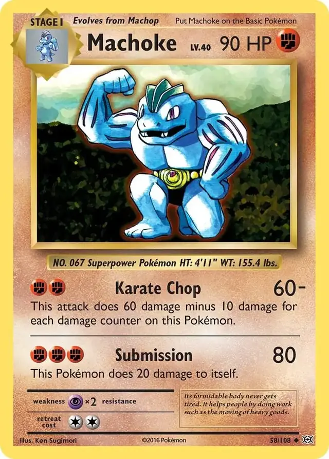 Machoke - Pokemon Evolutions #58