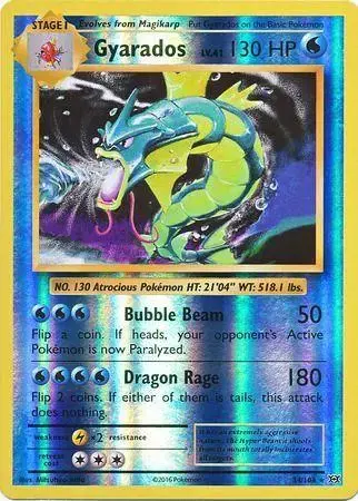 Gyarados [Reverse Holo] - Pokemon Evolutions #34