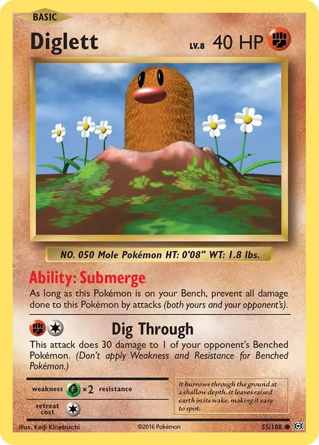 Diglett - Pokemon Evolutions #55