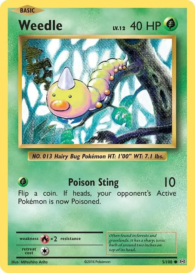 Weedle - Pokemon Evolutions #5