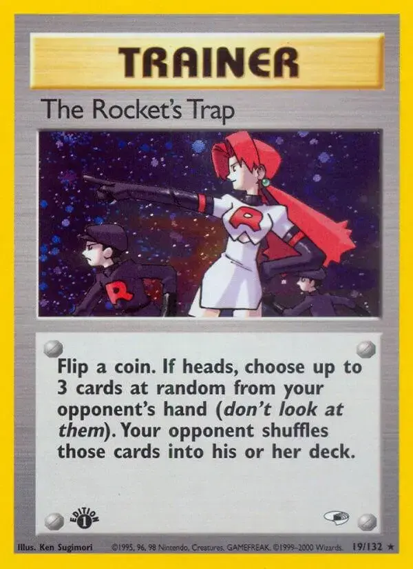 The Rocket's Trap [1st Edition] - Pokemon Gym Heroes #19