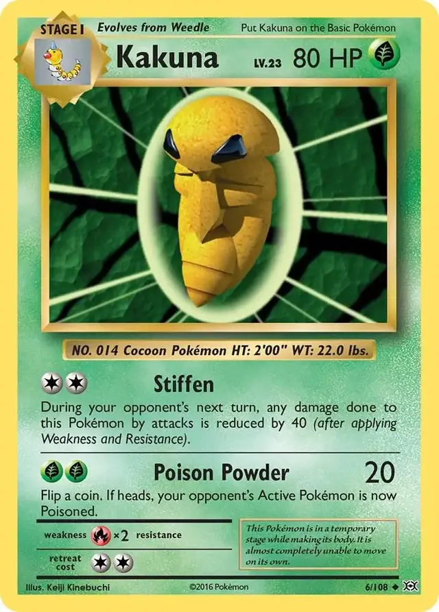 Kakuna - Pokemon Evolutions #6