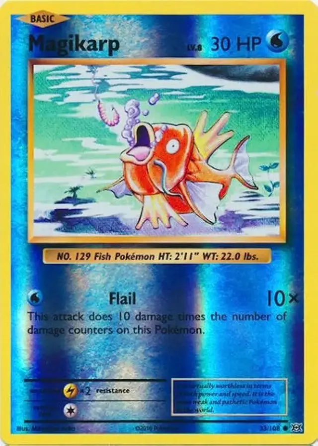 Magikarp [Reverse Holo] - Pokemon Evolutions #33