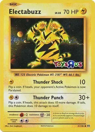 Electabuzz [Toys R Us] - Pokemon Evolutions #41