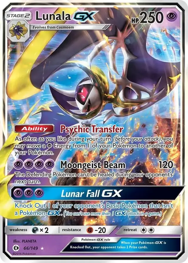 Lunala GX [Jumbo] - Pokemon Sun & Moon #66